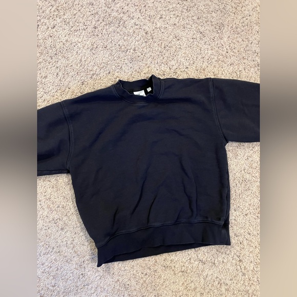 Aritzia Perfect Fit Sweatfleece Terry Sweatshirt - Sz S 🔥 - Picture 3 of 6